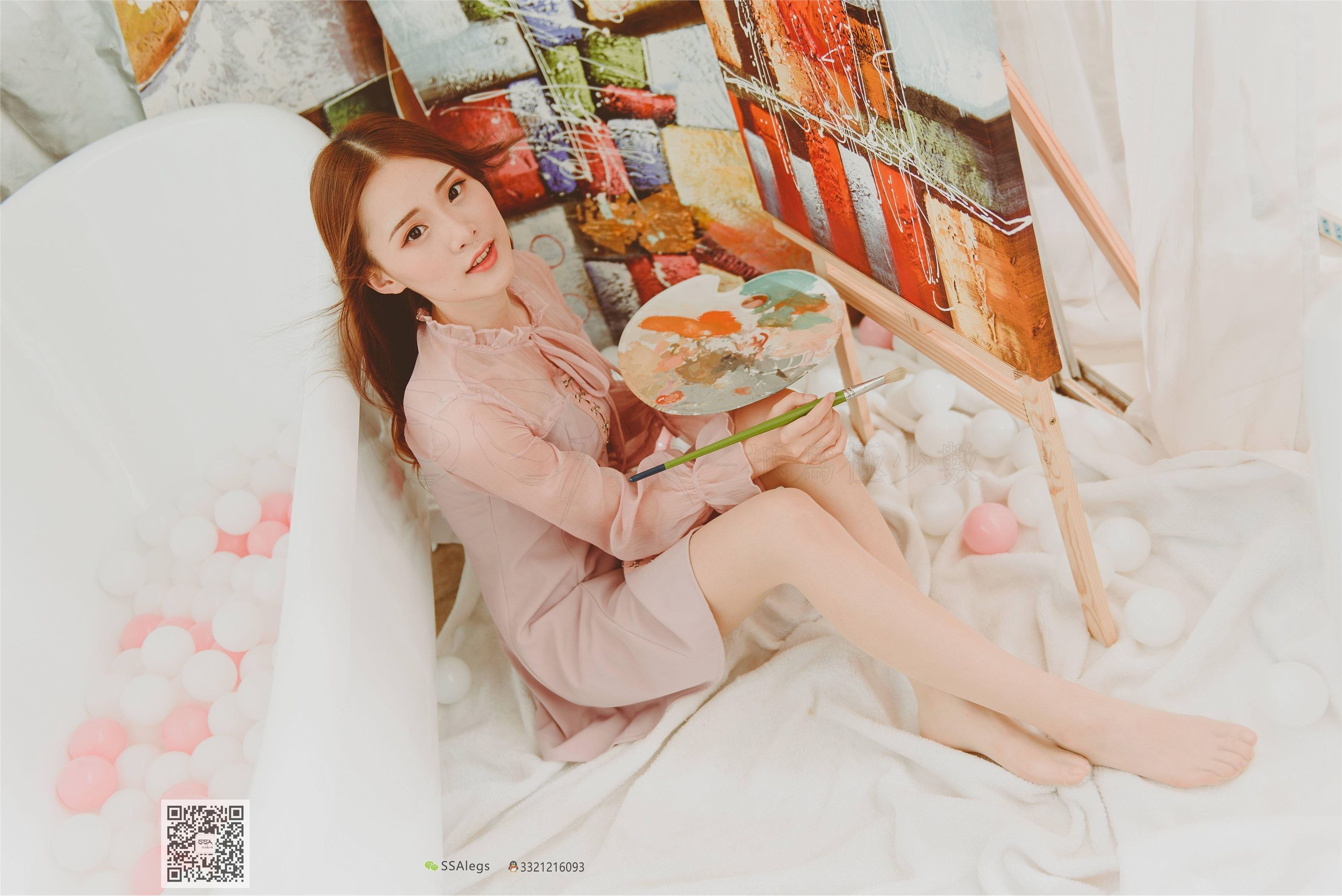 SSA丝社 NO.002 纯-琪琪丝足浴缸小清新